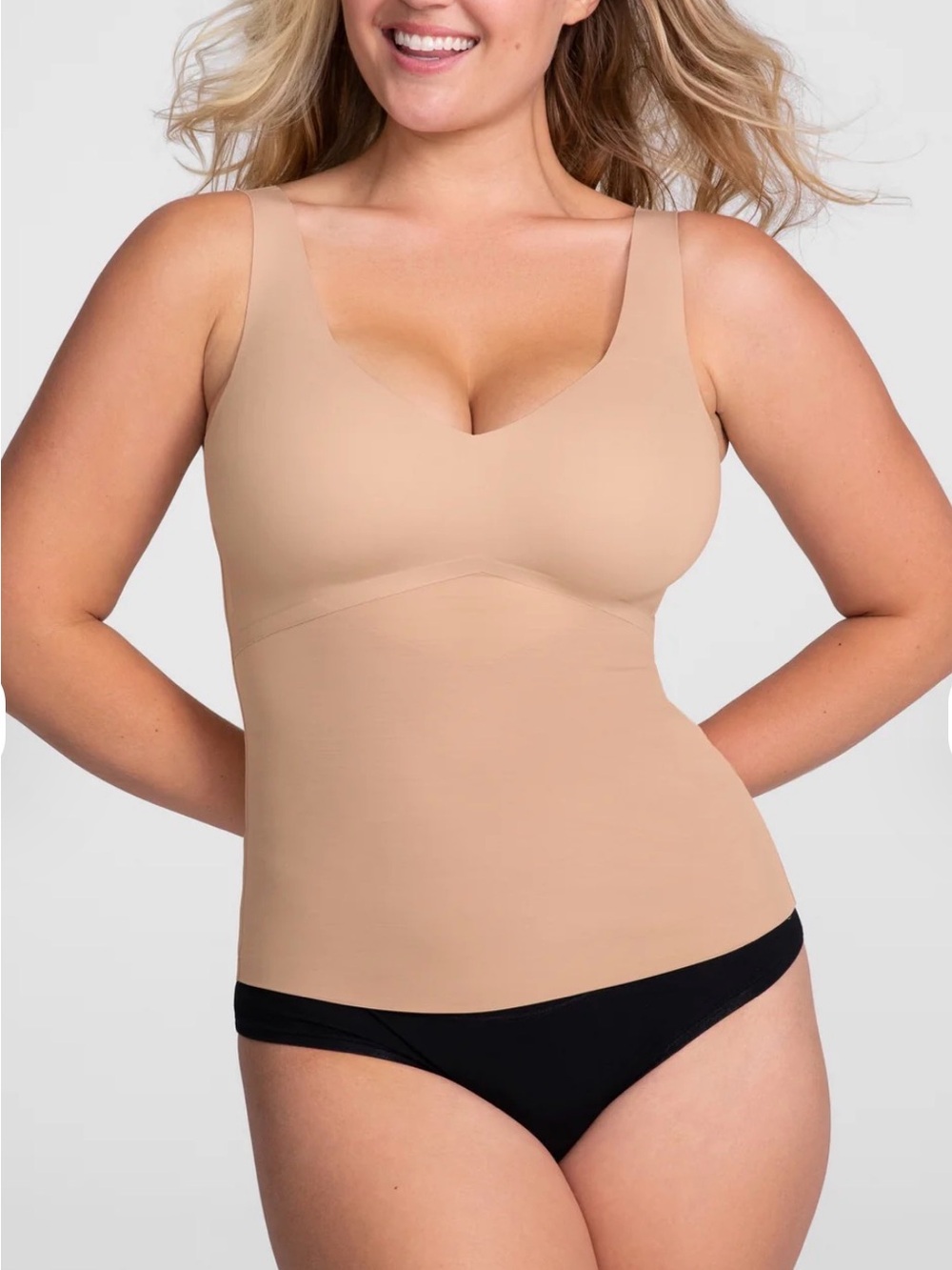 Honeylove Liftwear Nude Shaping Tank Top - Smooth Sculpting Camisole